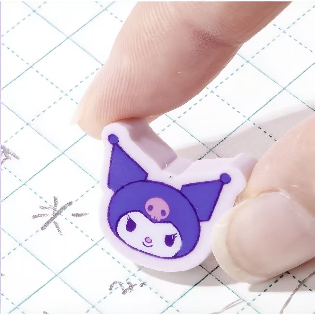 Sanrio Characters Lollipop Box Mini Erasers 20 Pieces