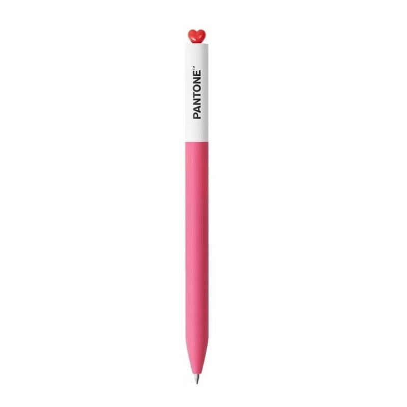 Pantone × Kaco Collaboration Gel Pen – 0.5mm Black Ink Fuchsia Rose