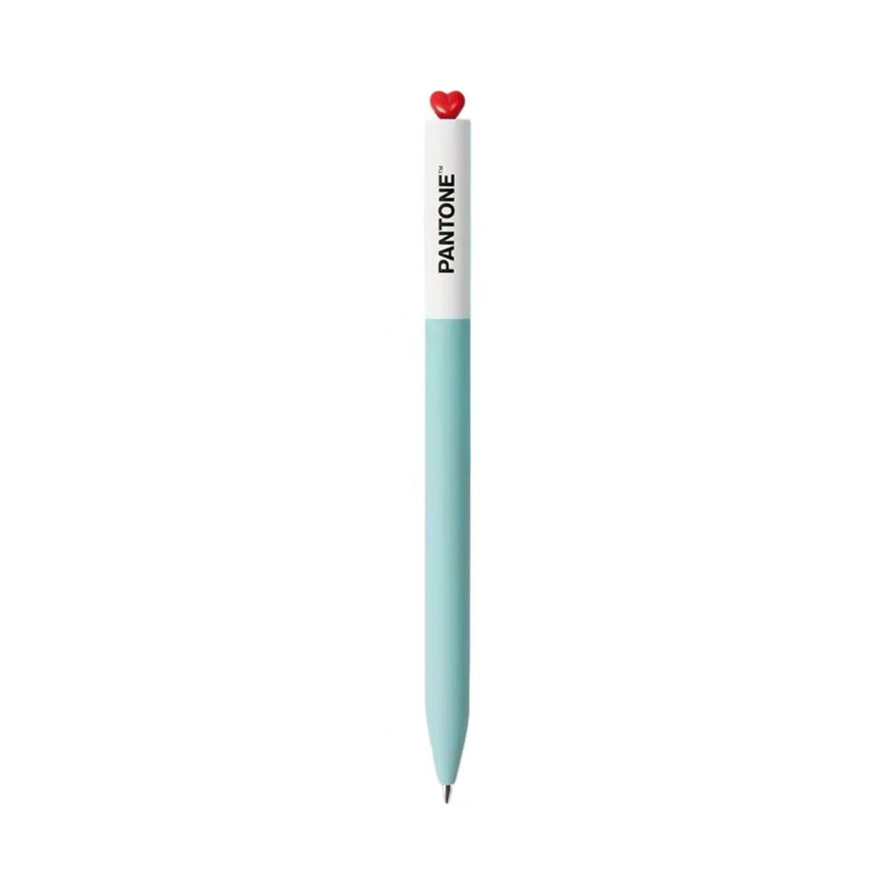 Pantone × Kaco Collaboration Gel Pen – 0.5mm Black Ink Aqua Sky