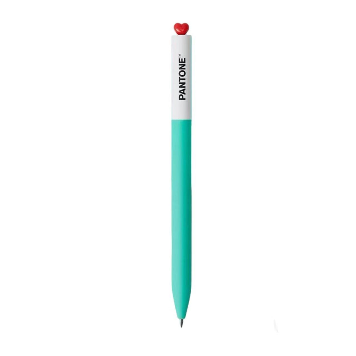Pantone × Kaco Collaboration Gel Pen – 0.5mm Black Ink Turquoise
