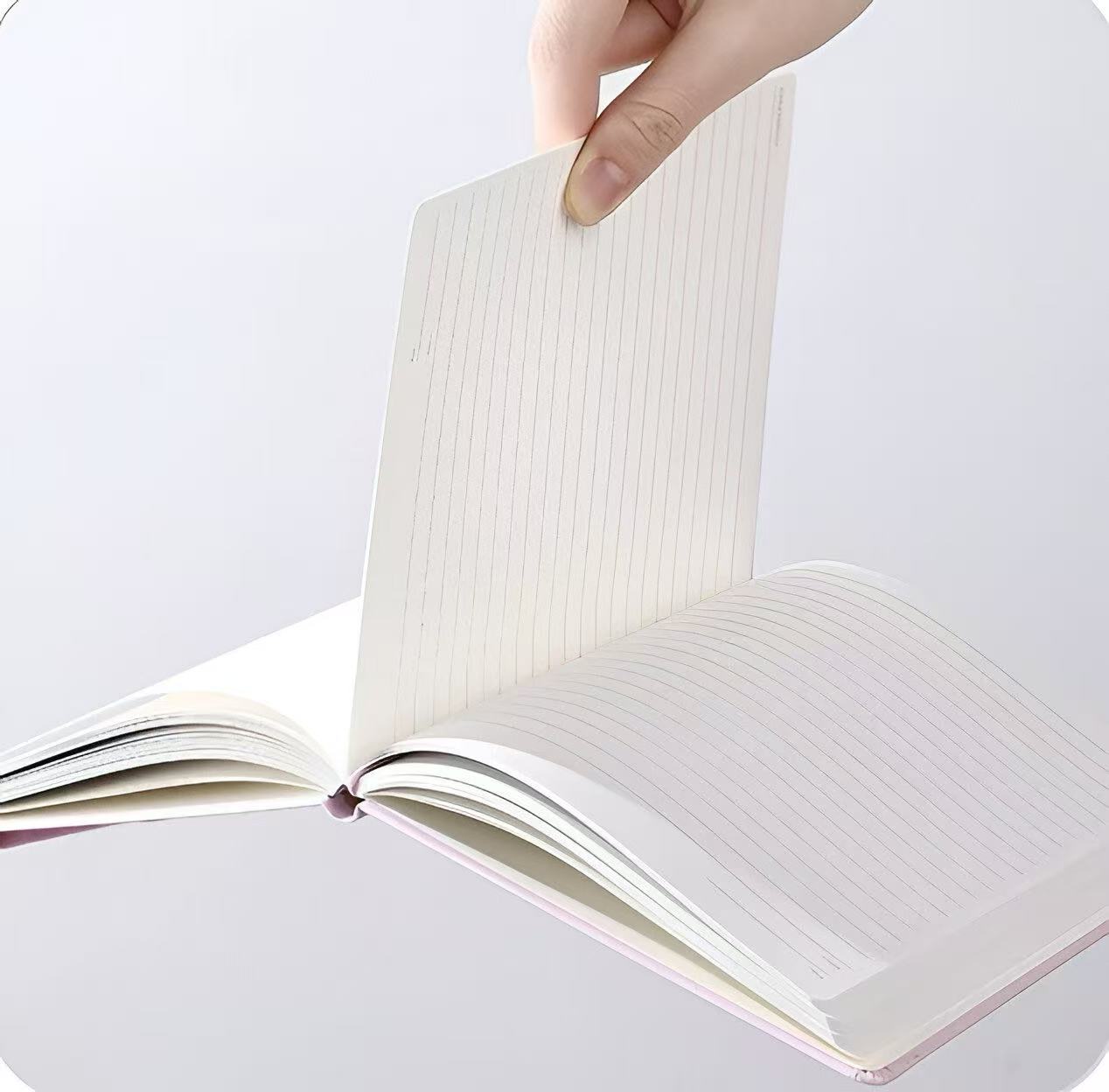 KOKUYO Campus Solid Colour Hardcover A5 Ruled Notebook 100 Sheets  – Pink