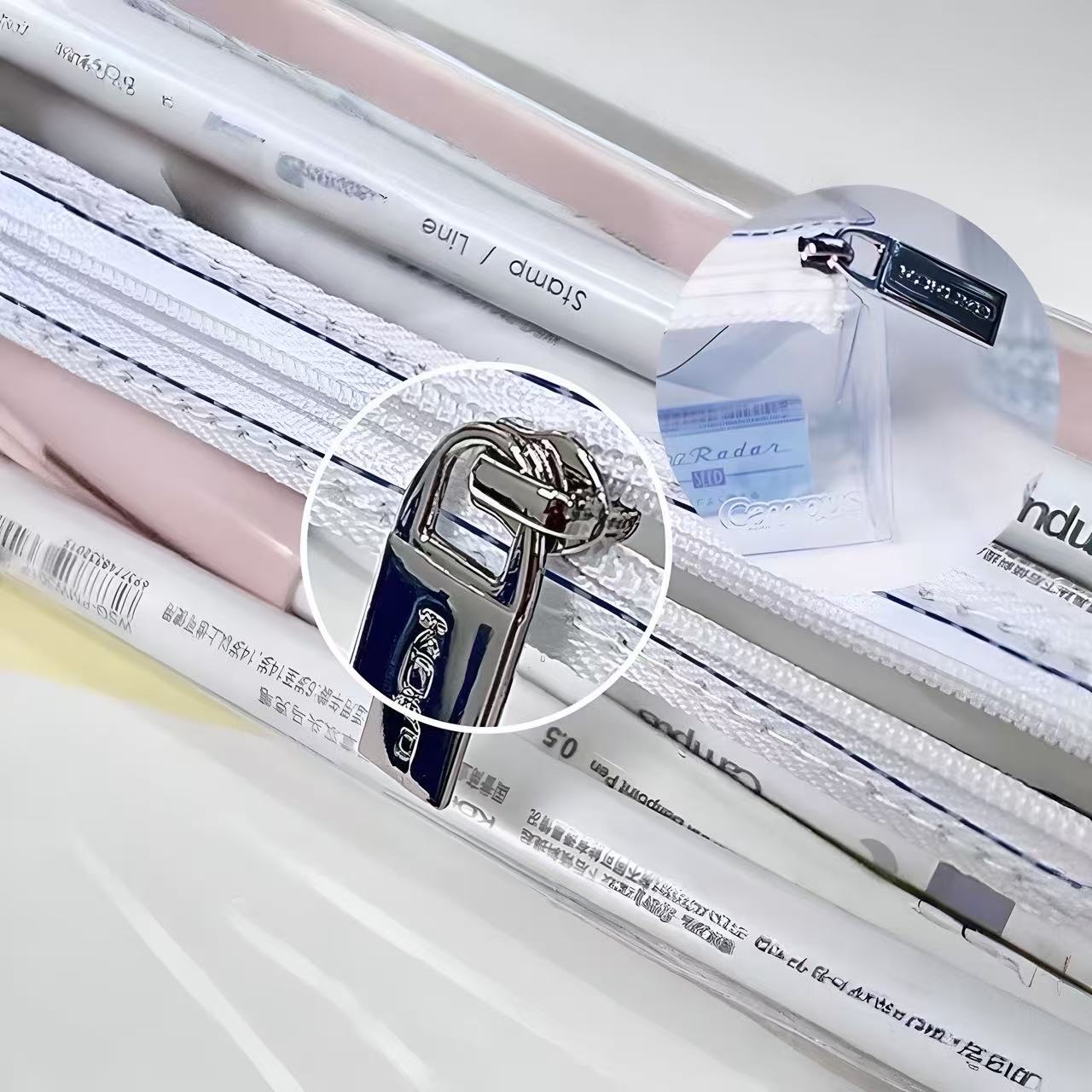 KOKUYO Campus High-Transparency Pencil Case Purple