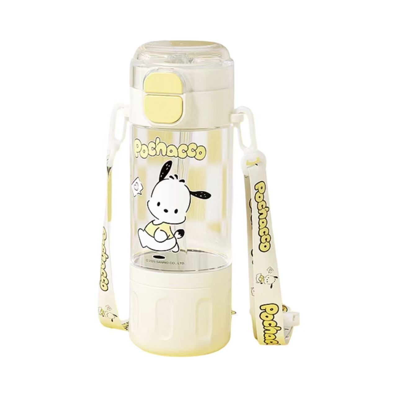 Sanrio Double-Drink Plastic Water Bottle 580 ml – Pochacco