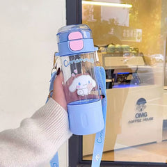 Sanrio Double-Drink Plastic Water Bottle 580 ml – Cinnamoroll