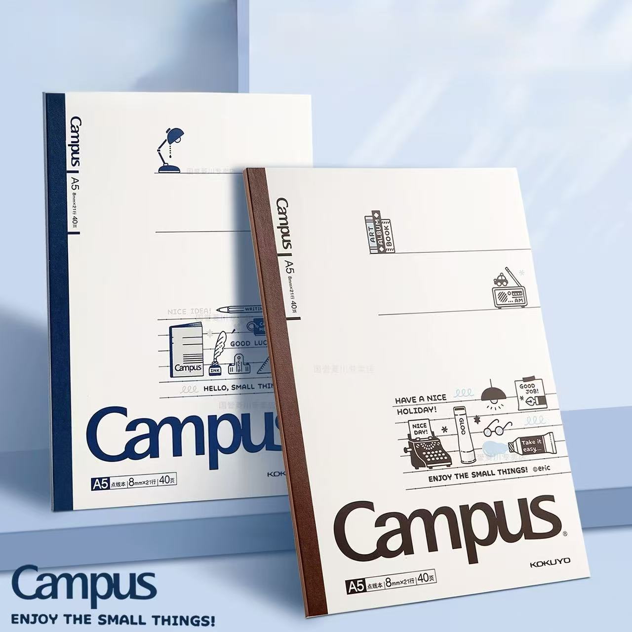 KOKUYO Campus Eric A5 Ruled Notebook 40 Sheets Assorted