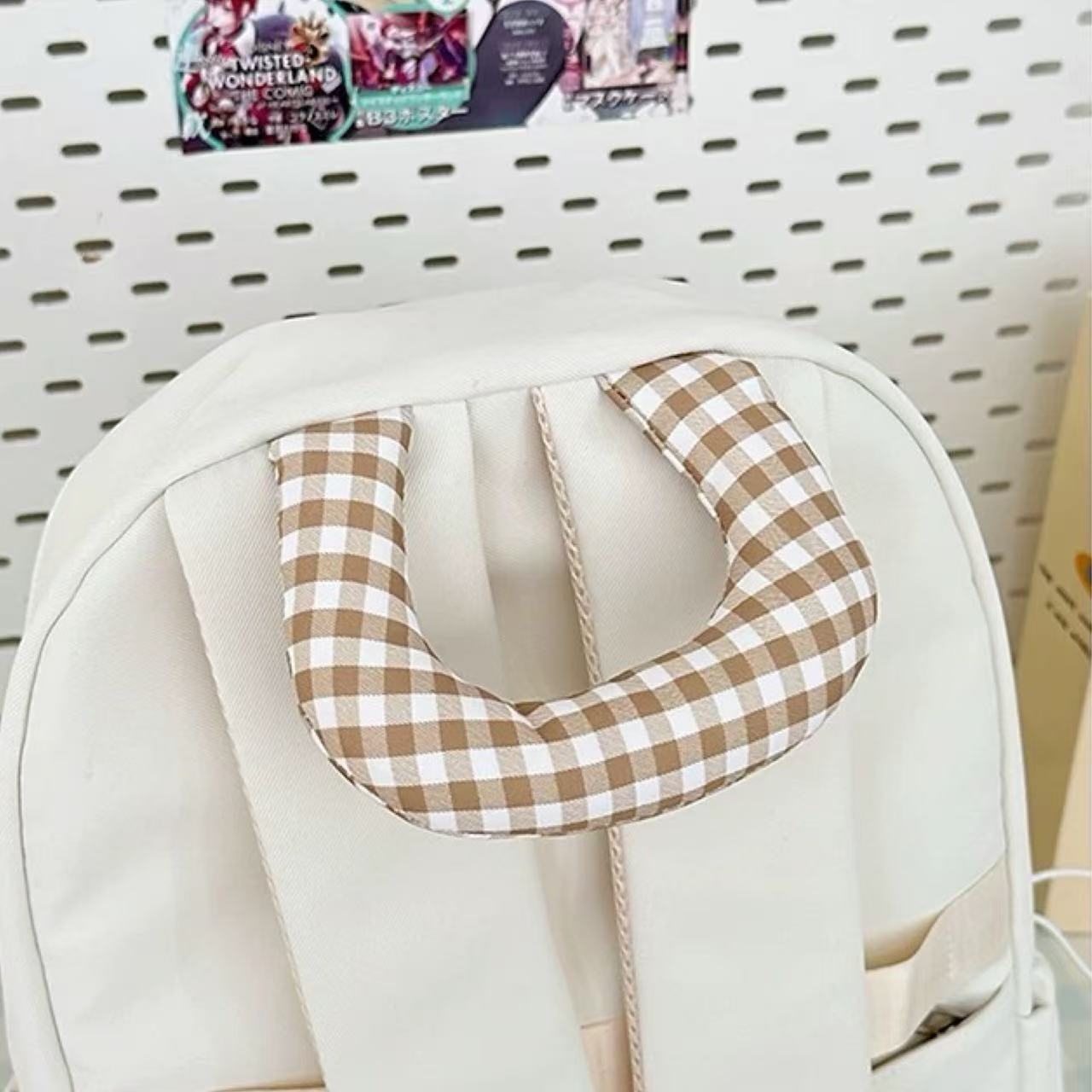 Bags & Storage - Dachshund and Zippered Drawstring Backpack – White - Goodie Goodie