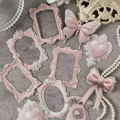 Stationery - European Vintage Frame Scrapbook Background Paper 10pcs – Rococo Poetry - Goodie Goodie