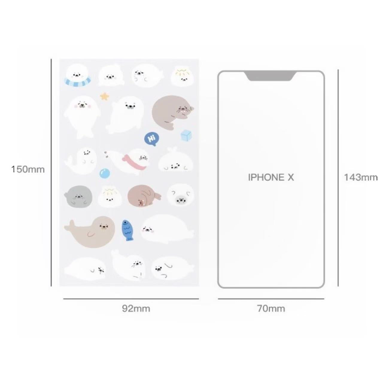 Stationery - Lovely Bear Felt Sticker - Goodie Goodie