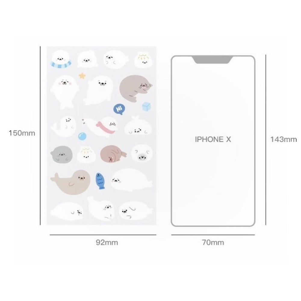 Stationery - Lovely Bear Felt Sticker - Goodie Goodie