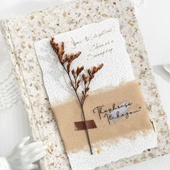 Stationery - White Tenderness DIY Scrapbook Background Paper 15pcs – Cloud Mist - Goodie Goodie
