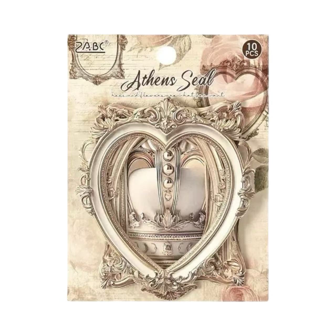 Stationery - European Vintage Frame Scrapbook Background Paper 10pcs – Athens Seal - Goodie Goodie