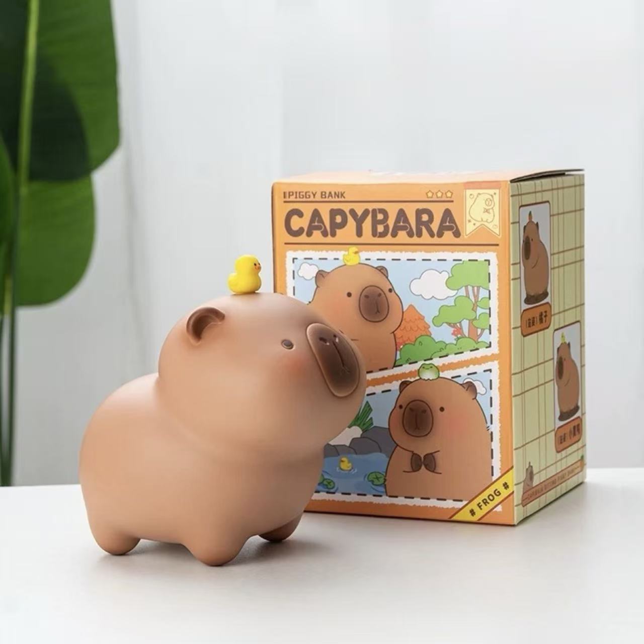 Capybara Money Bank – Duck Top
