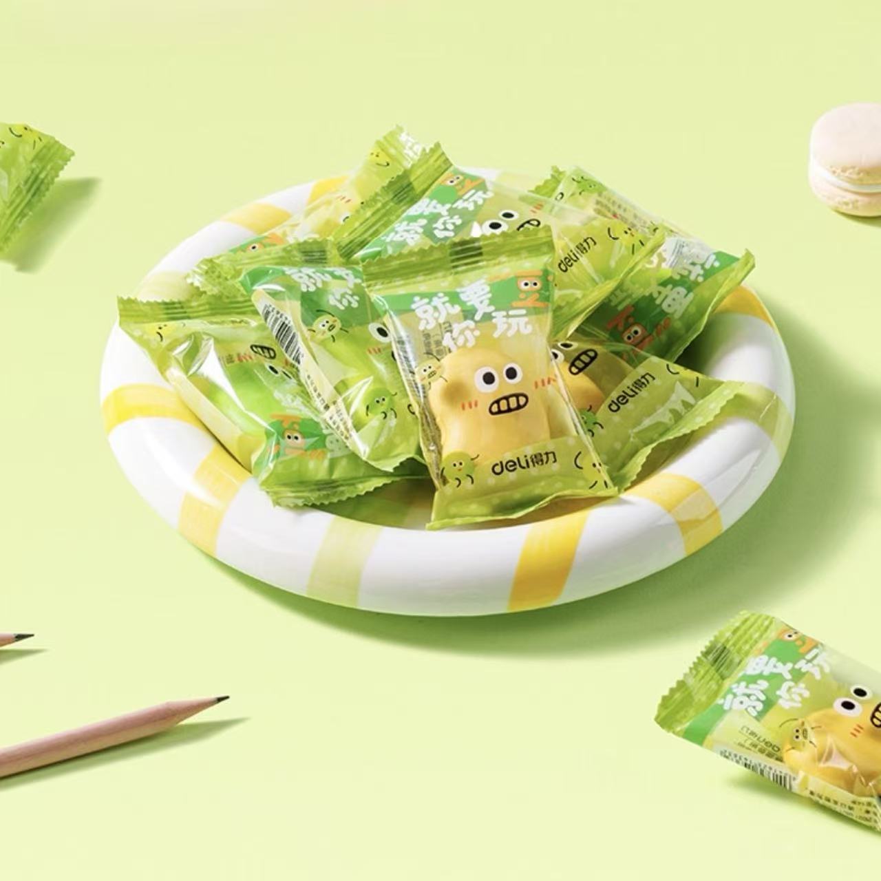 Stationery - Funny Peas Eraser Assorted - Goodie Goodie