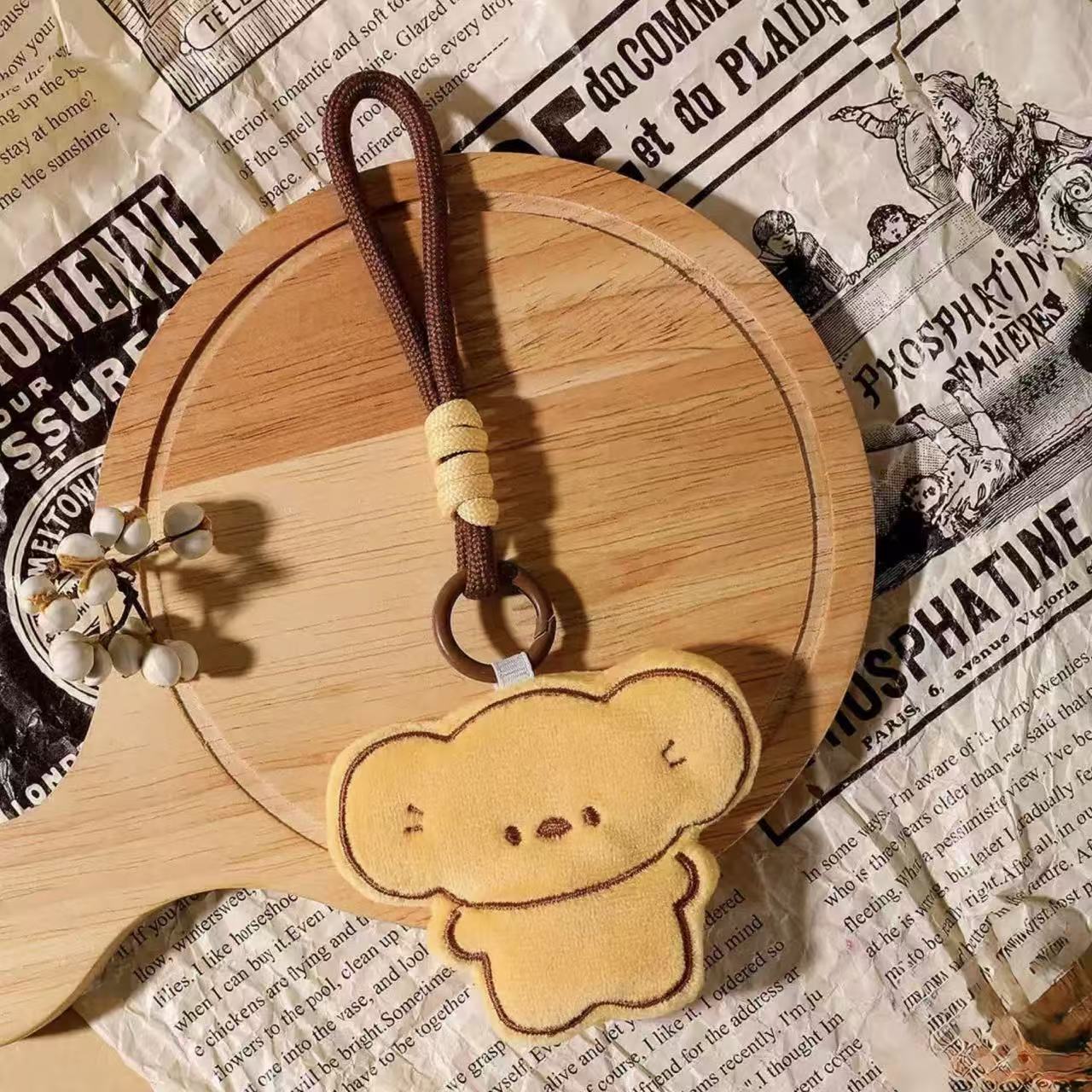 Accessories - Plush Koala Cookie Squishy Keychain - Goodie Goodie