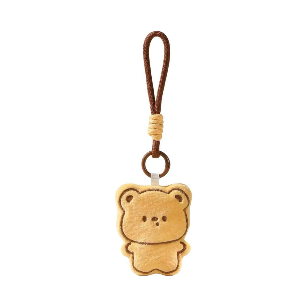 Accessories - Plush Bear Cookie Squishy Keychain - Goodie Goodie