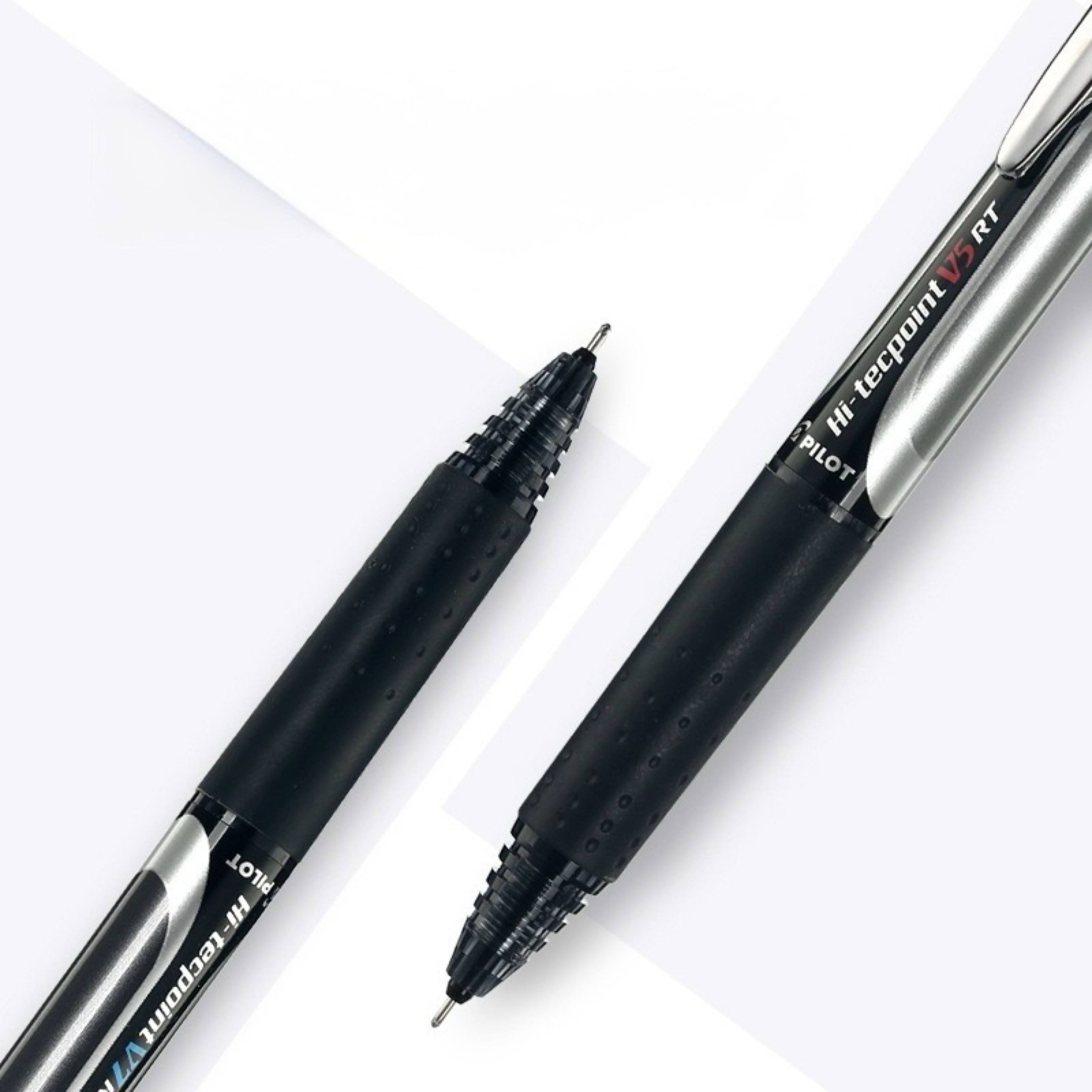 Stationery - Pilot Hi-Tecpoint V5 Extra Fine Click Pen 0.5mm – Black - Goodie Goodie