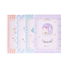 EVA Waterproof Cover A5 Ruled Notebook 72 Sheets Assorted