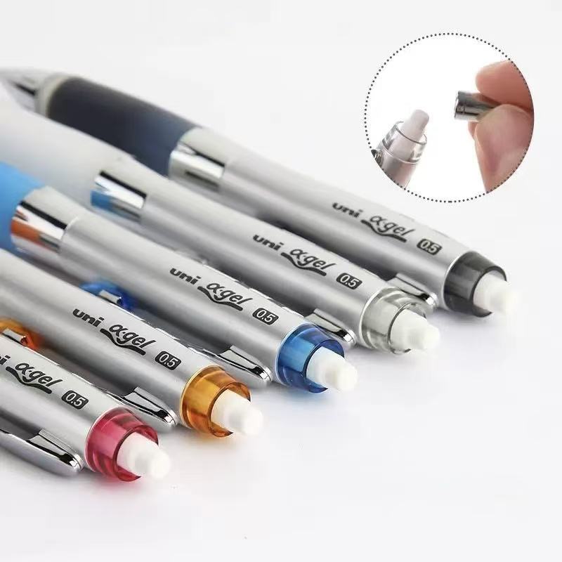 Uni α-gel Soft Grip Shaker Mechanical Pencil 0.5mm – Silver Barrel