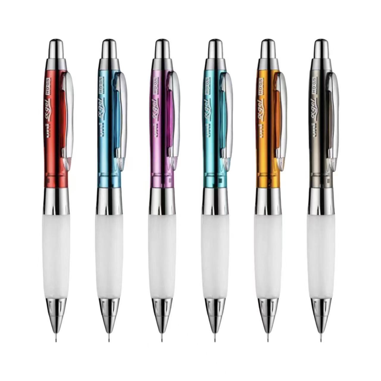 Uni α-gel Soft Grip Shaker Mechanical Pencil 0.5mm – White Grip