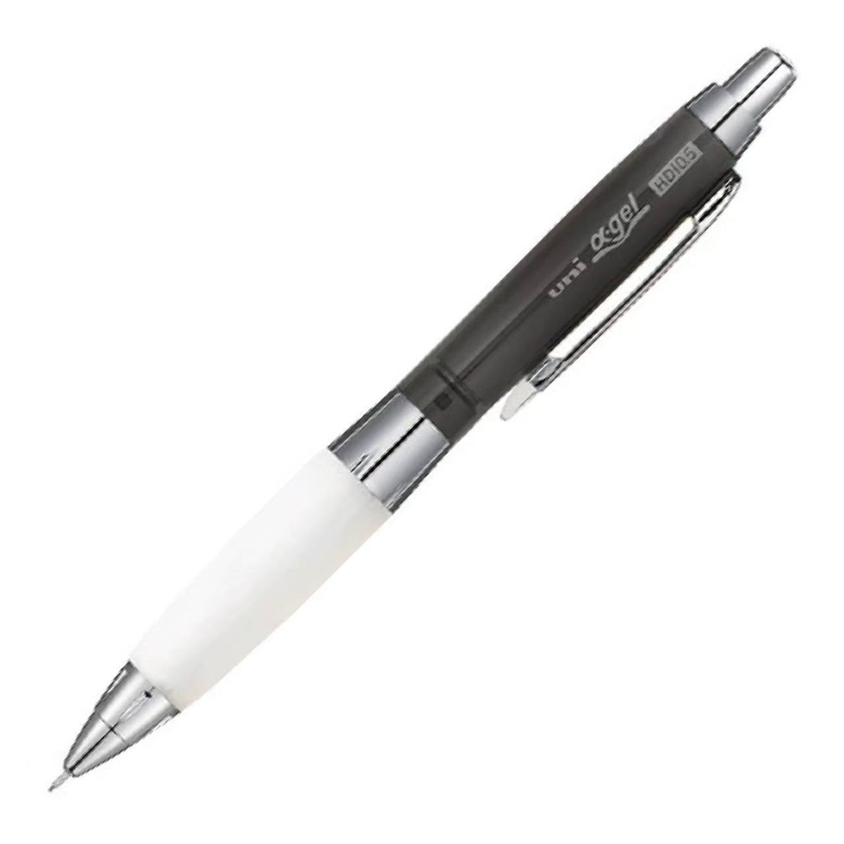 Uni α-gel Soft Grip Shaker Mechanical Pencil 0.5mm – White Grip
