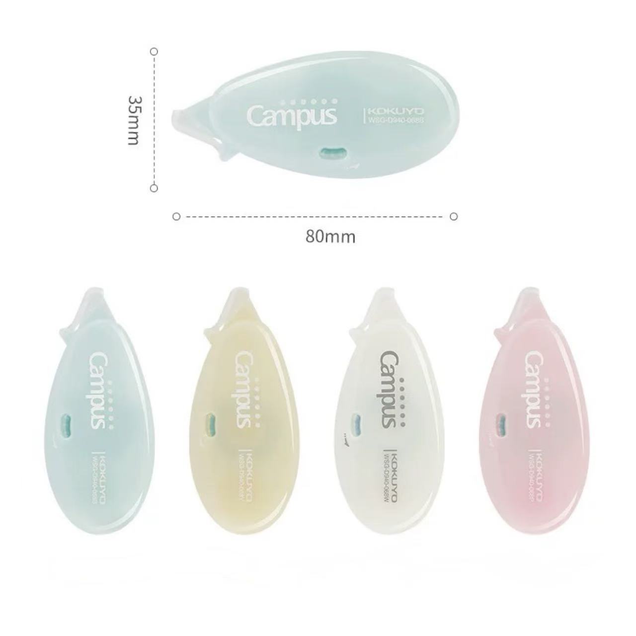 Campus Water Drop Shape Dotliner Adhesive Tape Glue 6mmx8m