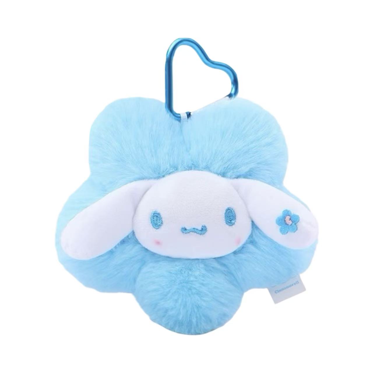 Sanrio Character Plush Flower Keychain
