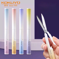 Kokuyo Pastel Cookie Pen-Style Portable Scissors Assorted