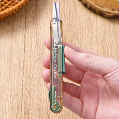 Kokuyo Nature Corner 2-in-1 Portable Scissors & Box Cutter Assorted