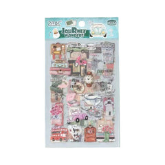 Journey Wonders PET Waterproof Journal Stickers 6 Sheets