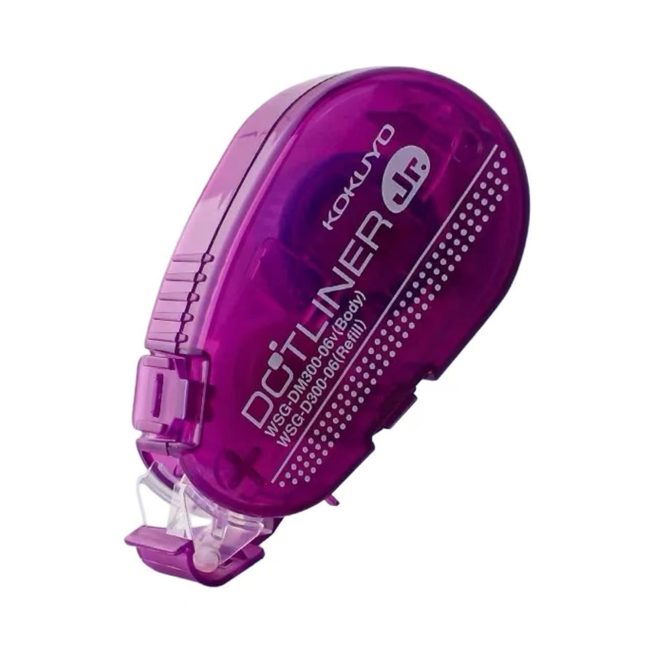 Campus Water Drop Refillable Dotliner Adhesive Tape Glue 6mm x 8m - Purple