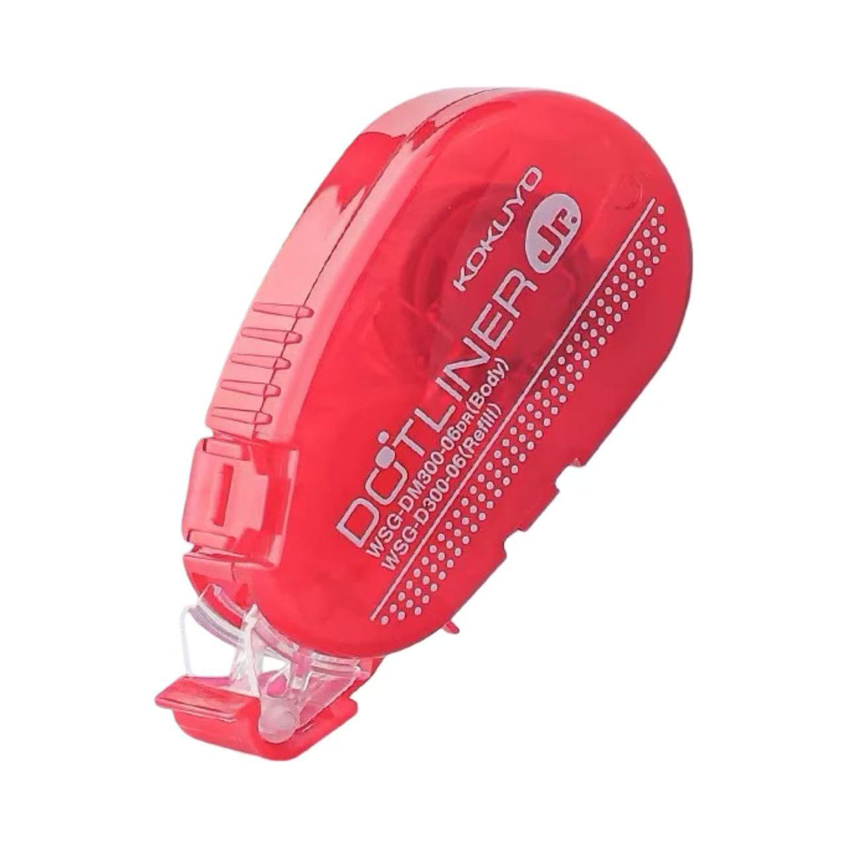 Campus Water Drop Refillable Dotliner Adhesive Tape Glue 6mm x 8m - Red