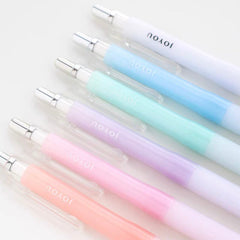 JOYOU Pastel Jelly Quick-Dry Gel Pen 0.5mm Black Ink Assorted