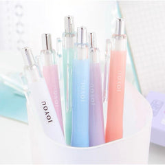 JOYOU Pastel Jelly Quick-Dry Gel Pen 0.5mm Black Ink Assorted