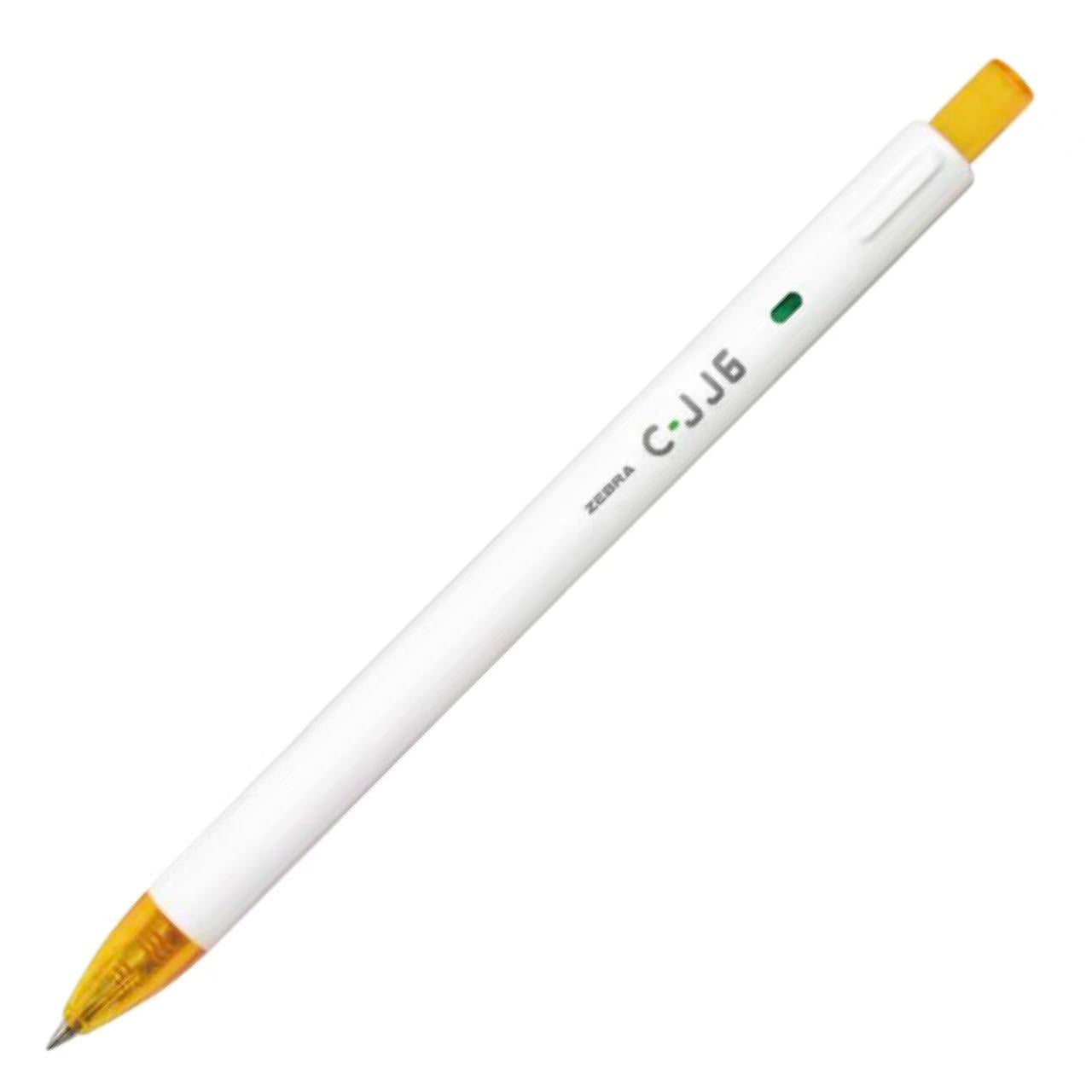 Zebra C-JJ6 Gel Pen 0.5mm Yellow Ink
