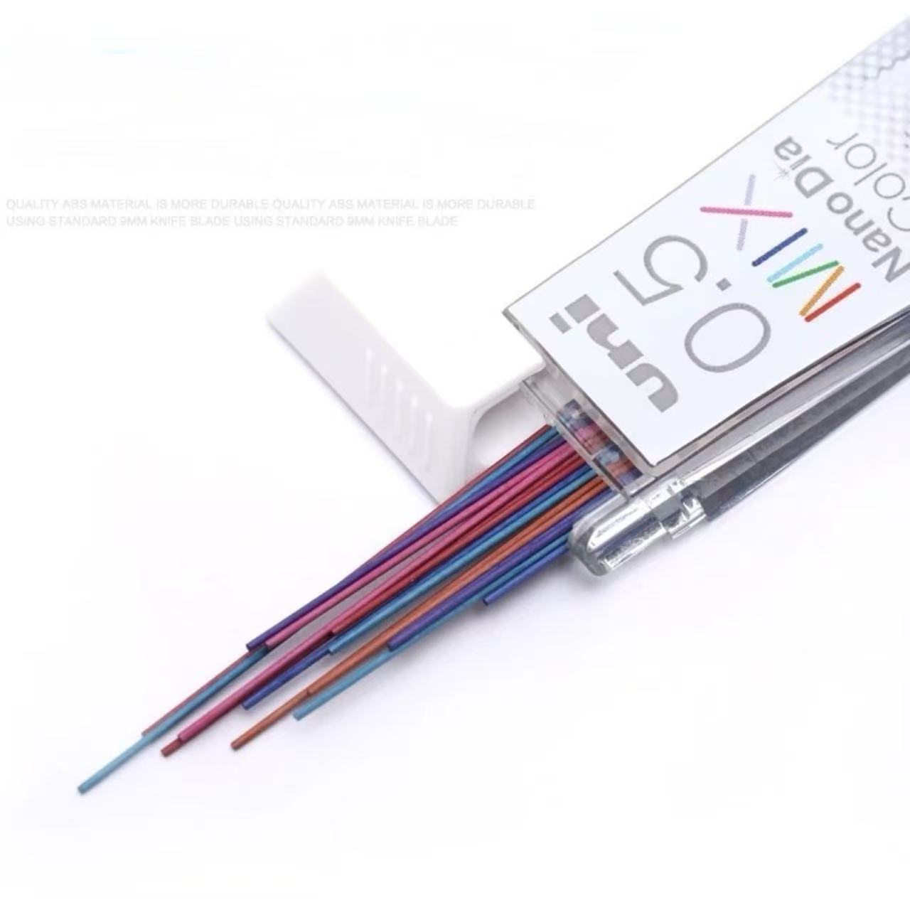 uni Mix Nano Dia Colour Erasable Mechanical Pencil Lead 0.5mm – 20 Leads
