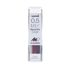 uni Mix Nano Dia Colour Erasable Mechanical Pencil Lead 0.5mm – 20 Leads