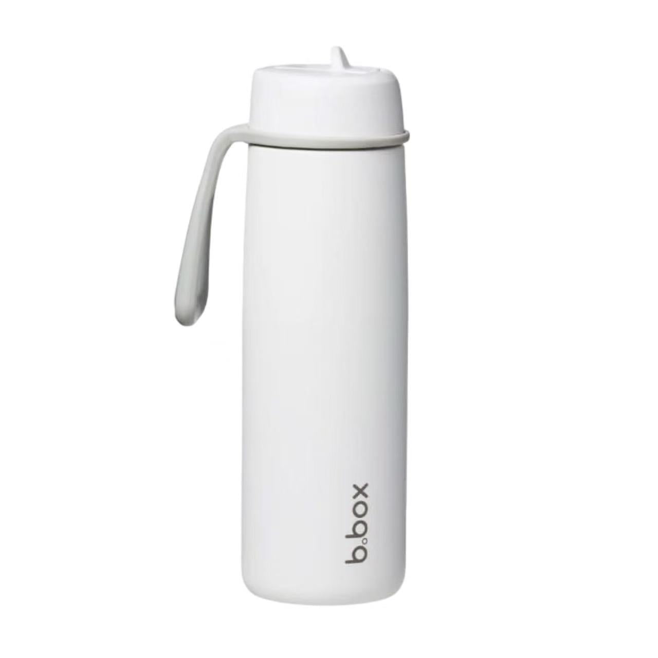 B.BOX Insulated Flip Top Bottle 690ml White Out
