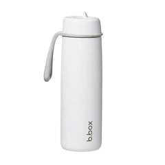 B.BOX Insulated Flip Top Bottle 690ml White Out