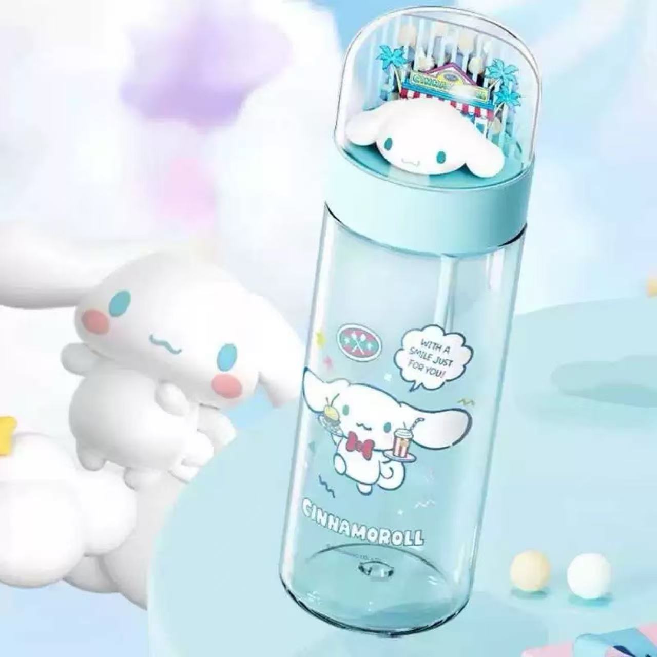 Sanrio Drinking Water Bottle 520ml – Cinnamoroll