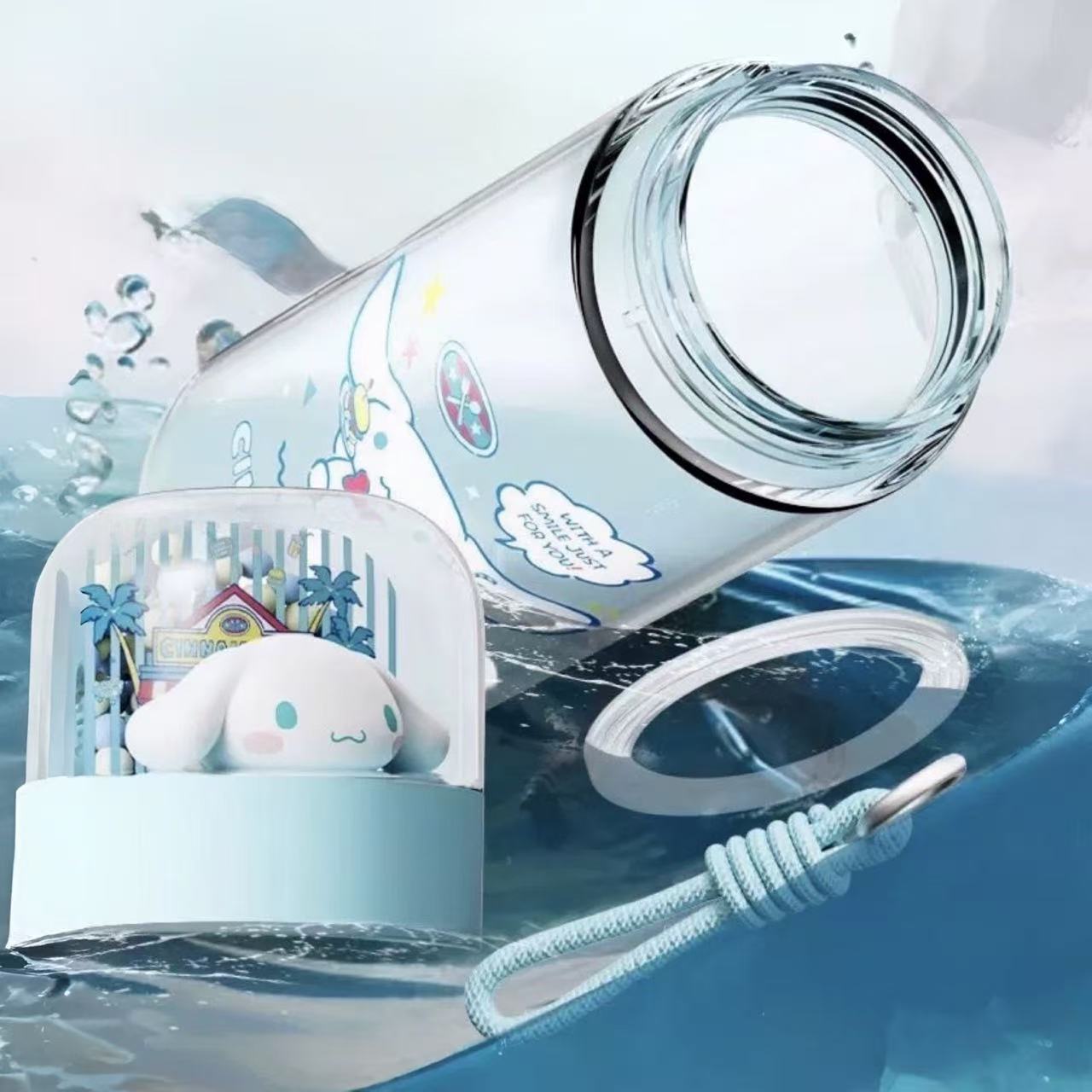 Sanrio Drinking Water Bottle 520ml – Cinnamoroll