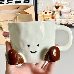 Cute Foot Mug 400ml Brown