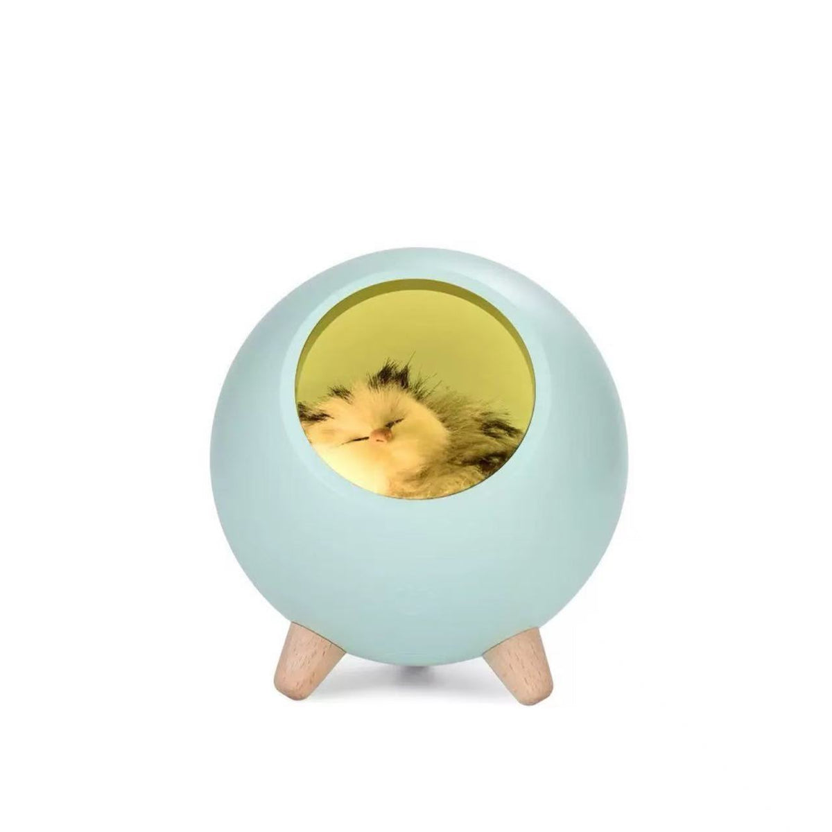 Kitten House Night Light-Blue