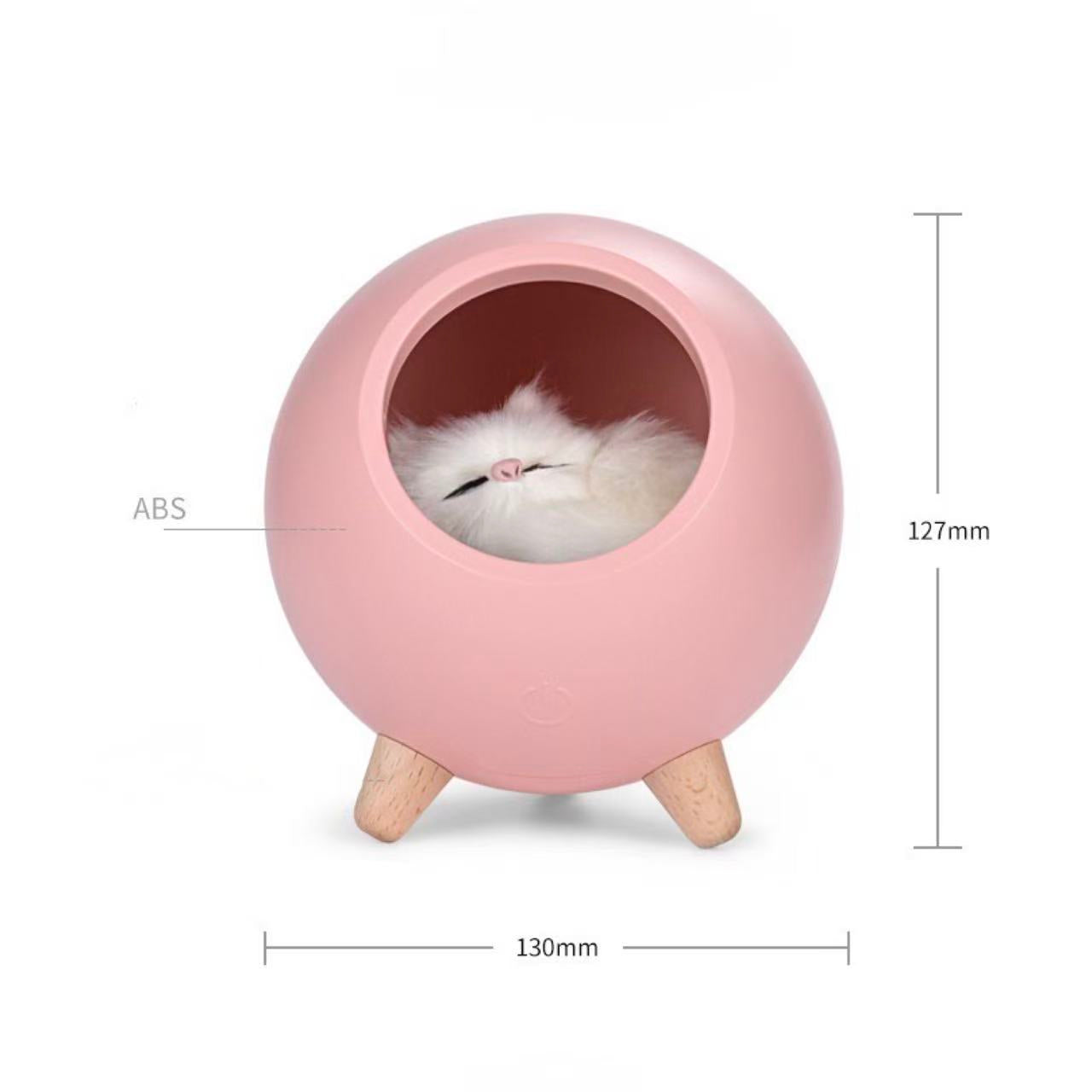 Kitten Pet House Night Light-Pink