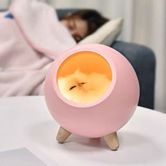 Kitten Pet House Night Light-Pink