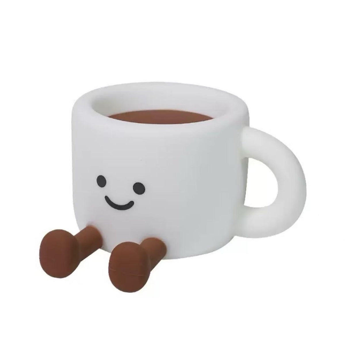 Coffee Cup Squishy Silicone Night Light & Phone Stand