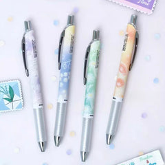 Pentel EnerGel Floral Limited Edition Needle Point Gel Pen 0.5mm Black Ink