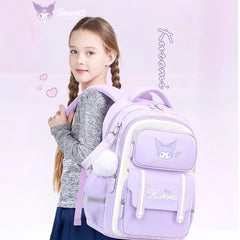 Sanrio Ergonomic School Backpack 31x13x43cm – Kuromi