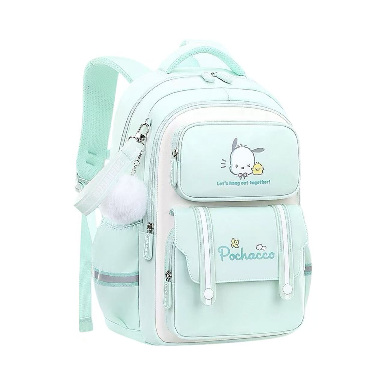 Sanrio Ergonomic School Backpack 31x13x43cm – Pochacco