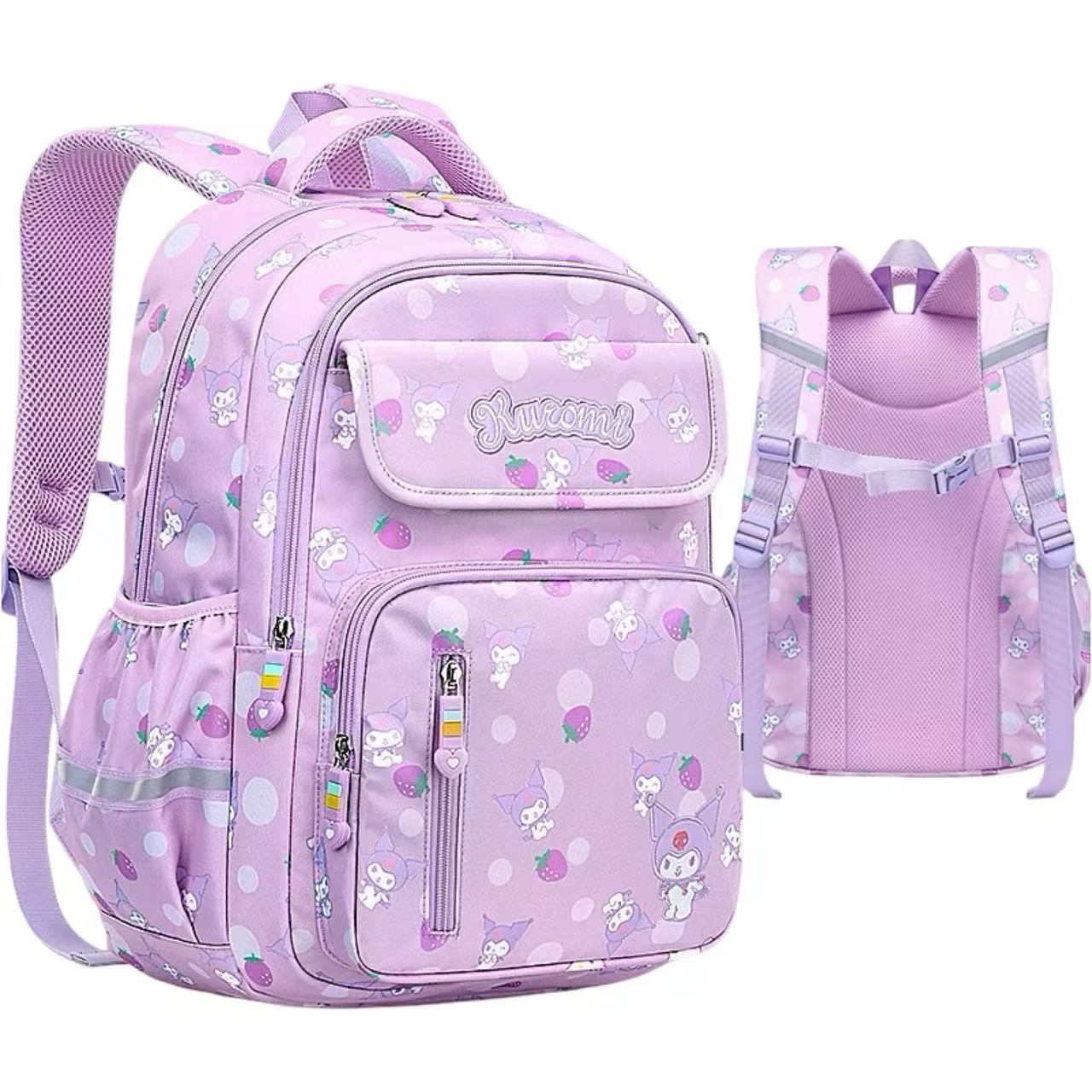 Sanrio School Backpack 31x13x42cm - Kuromi
