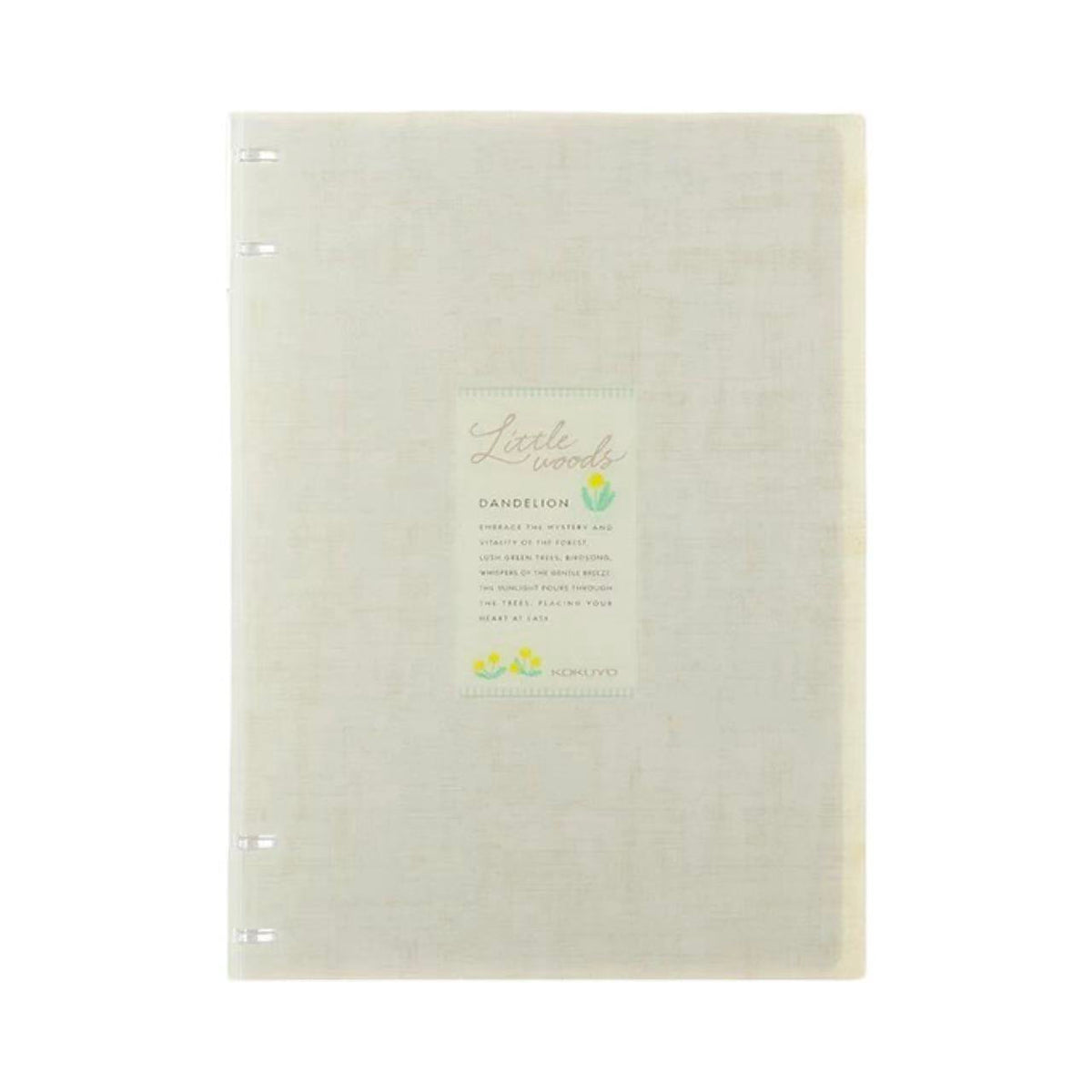 Kokuyo Little Woods 4 Holes Binder Note B5 40 Sheets
